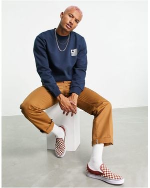 Carhartt Fade State Back Print Sweatshirt - Blue