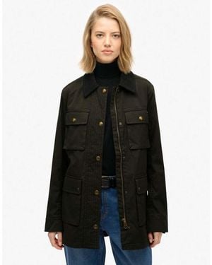 Superdry Wax Jacket - Black