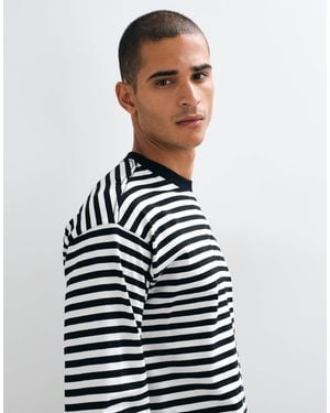 Weekday Oversized Long Sleeve T-shirt - White