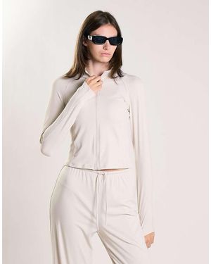 agon® Zip-Up Active Jacket - Natural