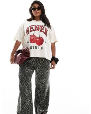 Renee Studio Plus X Holly Wynne Exclusive Wide Leg Trousers - Red