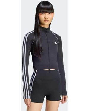 adidas Originals Essentials 3 Stripes Seamless Tracktop - Blue