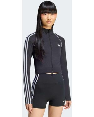adidas Originals Essentials 3 Stripes Naadloze Tracktop - Blauw