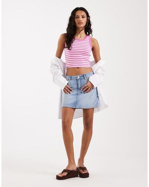 JJXX Mini Denim Skirt - Red