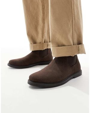 SEQWL Round Toe Chelsea Boots - Brown