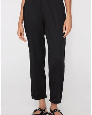 Tezenis Gabardine Cigarette Trousers - Black