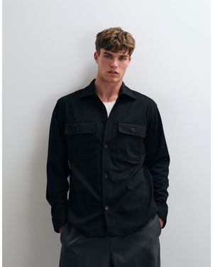 Jack & Jones Overshirt aus twill - Blau