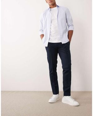 ASOS Smart Slim Trousers - White