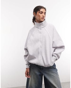 Collusion Jersey Track Top - White