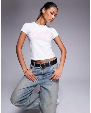 Juicy Couture Cropped T-Shirt - Grijs