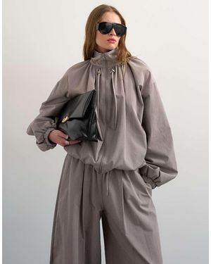 TOPSHOP Anorak Ligero (Parte De Un Conjunto)-Neutro - Gris