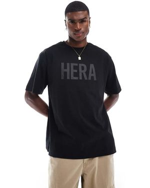 HERA Label Oversized T-Shirt - Black