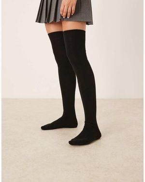 ASOS Thigh High Socks - Natural