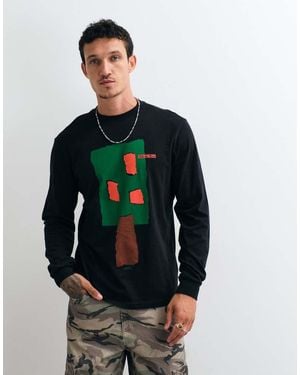 Napapijri Long Sleeve Graphic T-shirt - Green