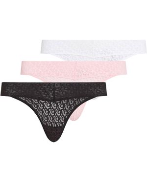 Calvin Klein – modern lace – 3er-pack tangas - Weiß