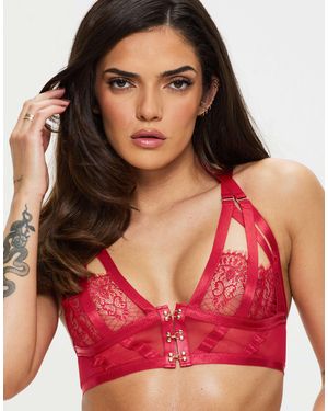 Ann Summers Exuberant Crotchless Set - Red