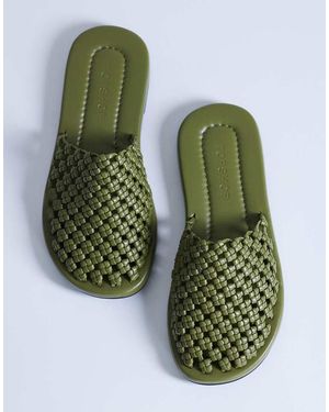 TOPSHOP Mules Verde Bibi De