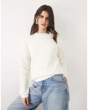 JJ Rebel Jersey De Punto De Corte Estándar En Blanco