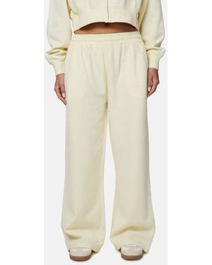 Good For Nothing Joggers Amarillos De Pernera Ancha Con Lavado Envejecido De - Neutro