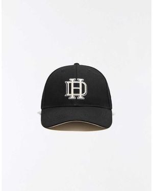 Bershka Embroidered Cap - Black