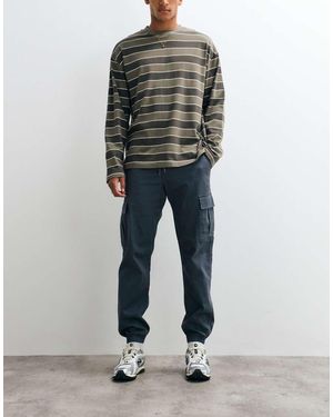 Jack & Jones Cuffed Slim Cargo Trousers - Grey