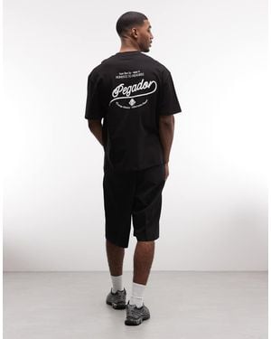 PEGADOR Oversized Belmonte T-shirt - Black
