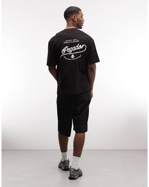 PEGADOR Oversized Belmonte T-shirt - Black