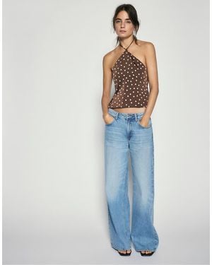 Pull&Bear Top Halter - Blu