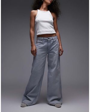 Wrangler Lightweight Wide Leg Jeans - Grey