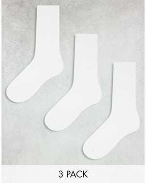 Jack & Jones – 3er-pack tennissocken - Weiß
