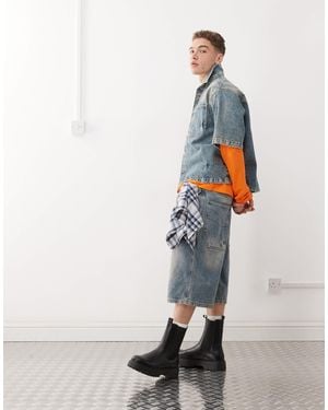 Collusion – jeans-jorts - Weiß