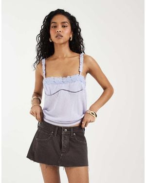 Free People Lainey Low Rise Mini Skirt - White