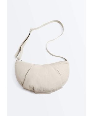 Oysho Quilted Crossbody Bag - White