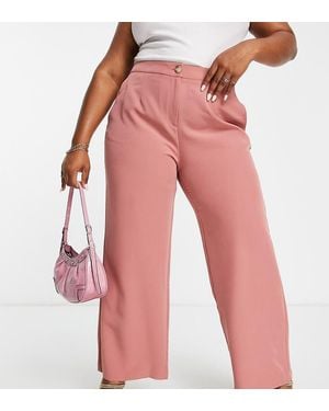 Simply Be Wide Leg Tailored Trousers
