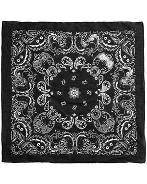Oysho Printed Running Bandana - Black