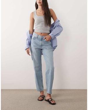 ARKET Jeans Slim A Palloncino Lavaggio Chiaro - Blu