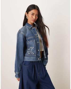 Calvin Klein Denim Jackets - Blue