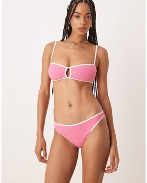 & Other Stories Contrast Bikini Bottoms - Red