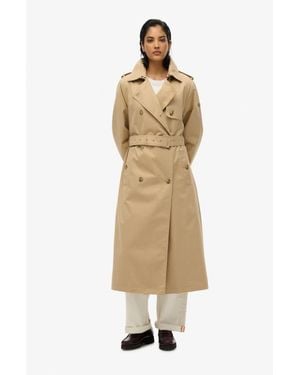 Superdry Classic Trench Coat - Natural