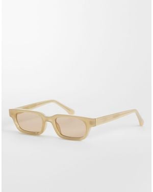 & Other Stories Retro Rectangle Sunglasses - Natural