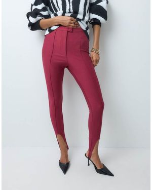ASOS Skinny Leggings Met Voetlus - Rood