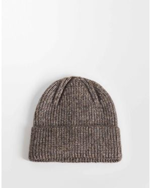 ASOS Knitted Beanie - Brown