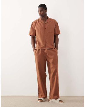 New Look Co-Ord Wide Leg Trousers - Multicolour
