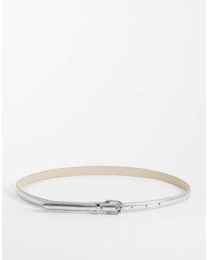 Mango Smalle Riem - Naturel
