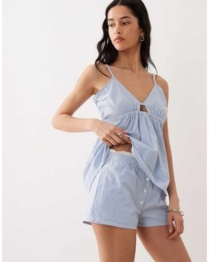 esmé studios Esmee Beach Shorts Co-ord - Blue