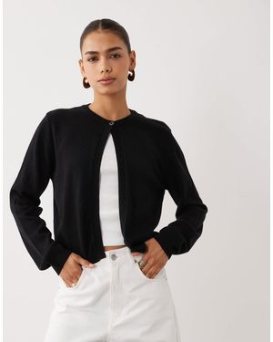 Noisy May Gilet à bouton unique - Noir