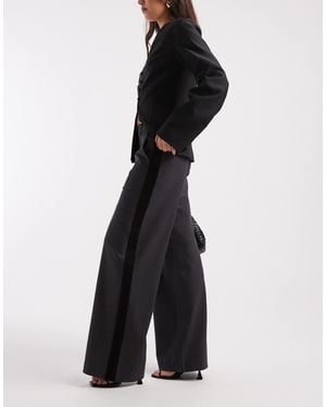 Object – elegante stretch-hose - Grau