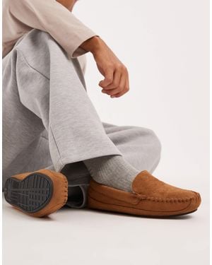 ASOS Moccasin Slippers - Gray