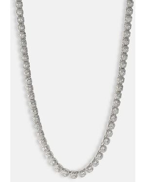 CERNUCCI 7Mm Clustered Tennis Chain - White