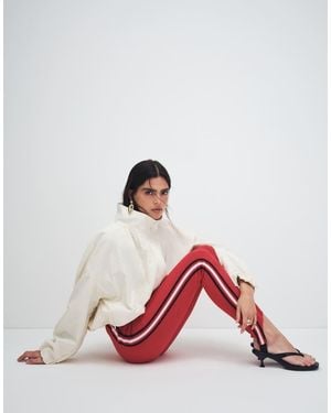 ASOS Stirrup leggings With Contrast Side Stripes - Pink